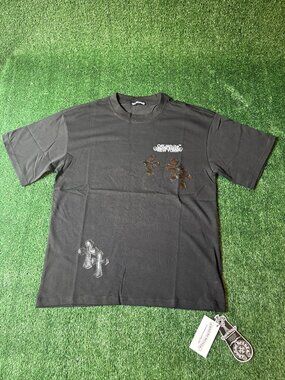 Chrome Hearts x Off White Cross Patch Graphic Tee NWT Streetwear